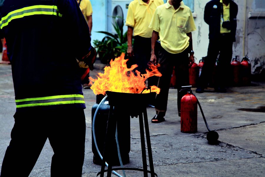 Fire Safety Management — fire extinguisher training