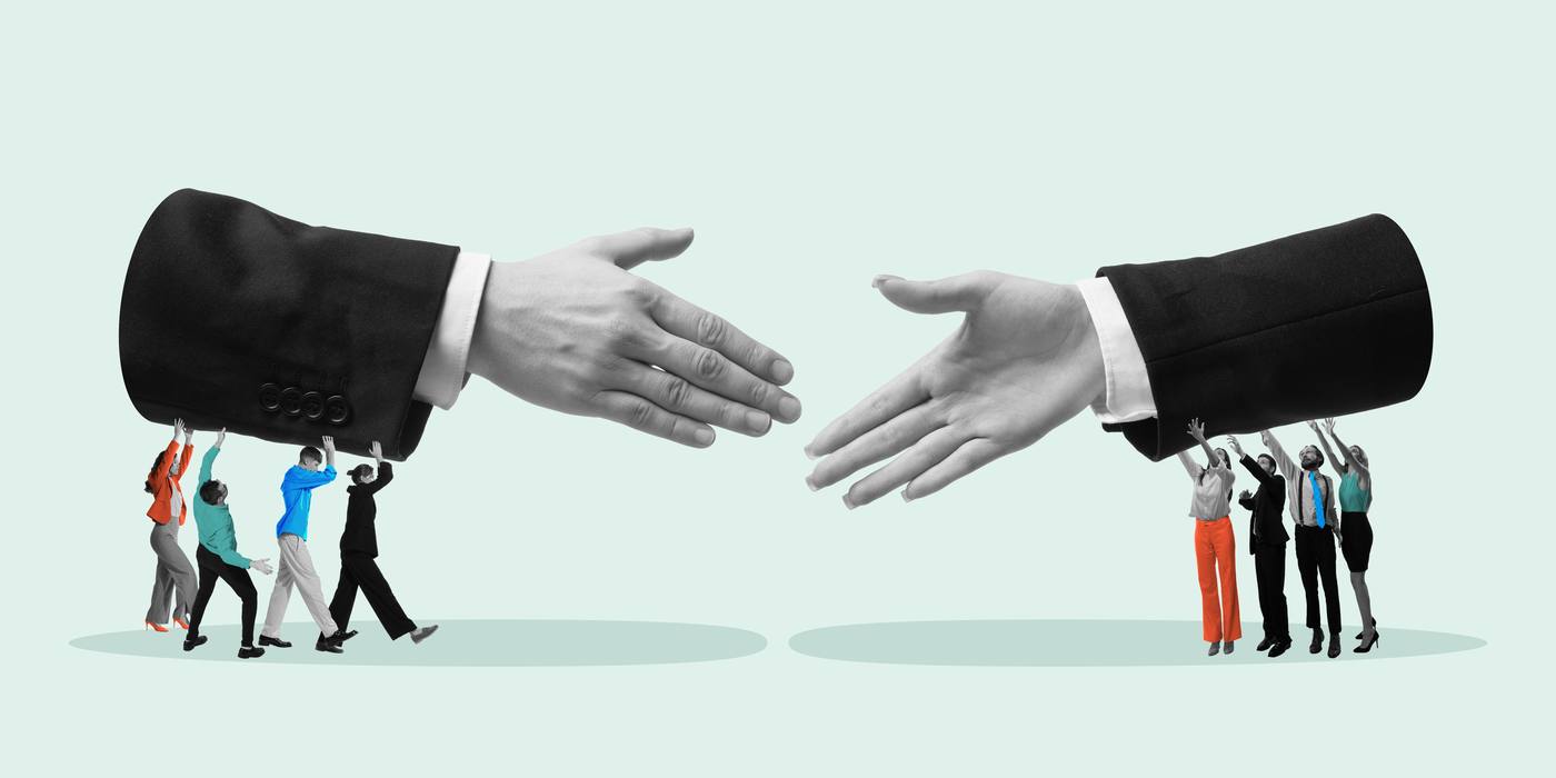 Two teams coming together — alignment and collaboration